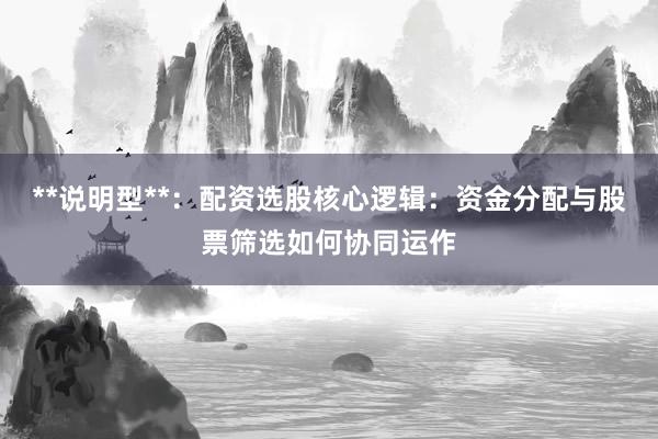 **说明型**：配资选股核心逻辑：资金分配与股票筛选如何协同运作