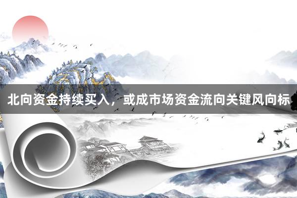 北向资金持续买入，或成市场资金流向关键风向标