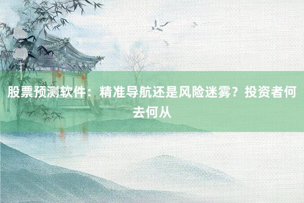 股票预测软件：精准导航还是风险迷雾？投资者何去何从