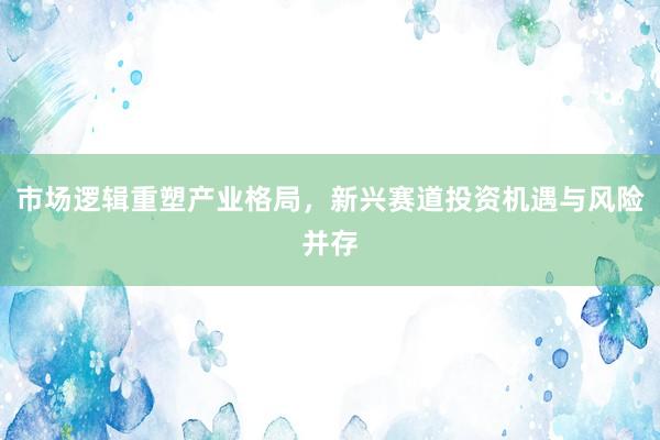 市场逻辑重塑产业格局，新兴赛道投资机遇与风险并存